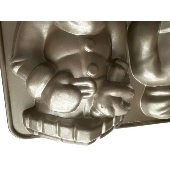 William-Sonoma SANTA CLAUSE 3-D Mold Pan Odin 10 Cup Nordic Ware Vintage - Picture 8 of 8